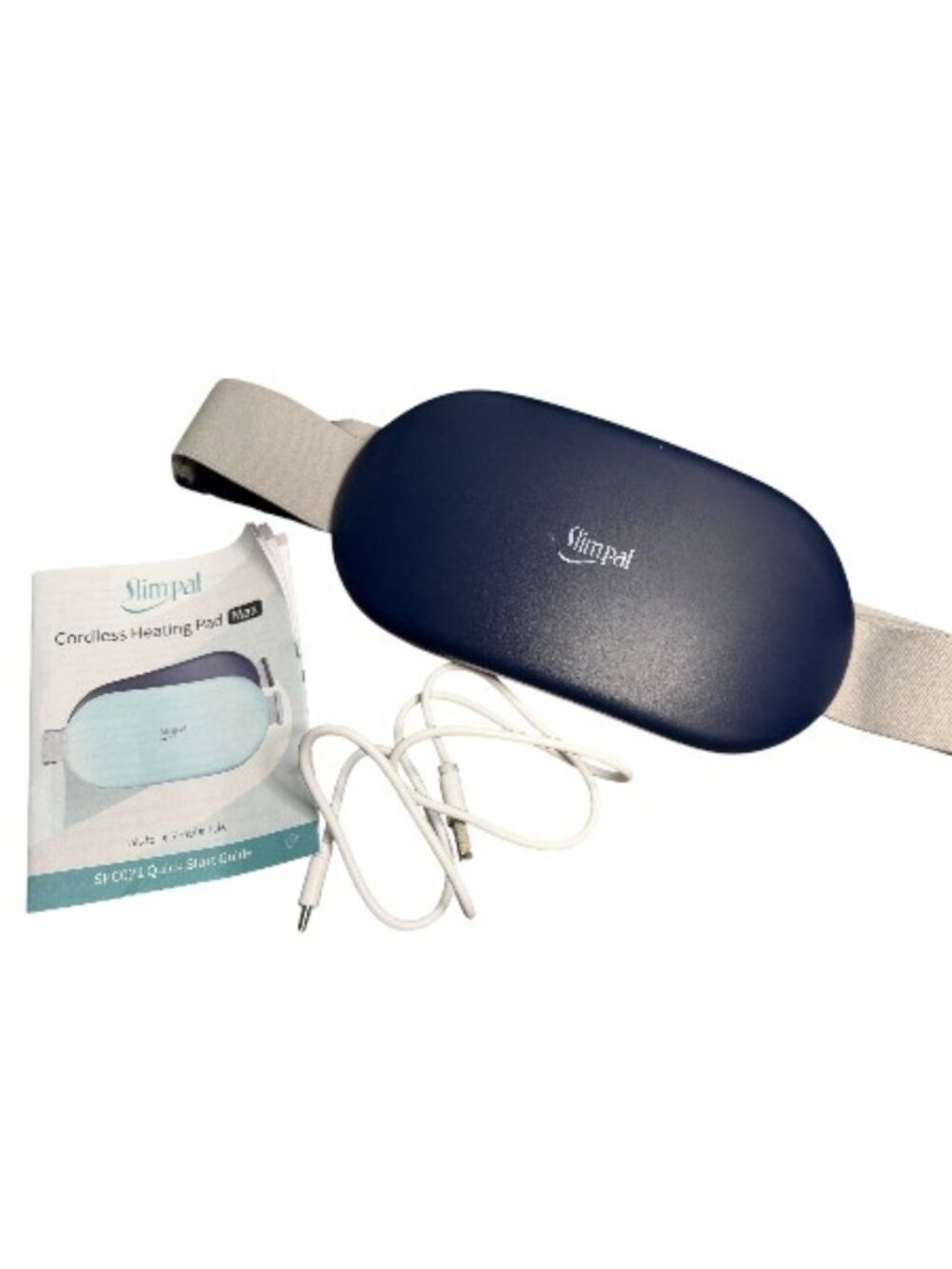 SLIMPAL Navy Portable Electric Cordless Heating Pad for Period Cramps